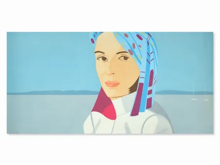 Aguafuerte Y Aguatinta Katz - Blue Hat