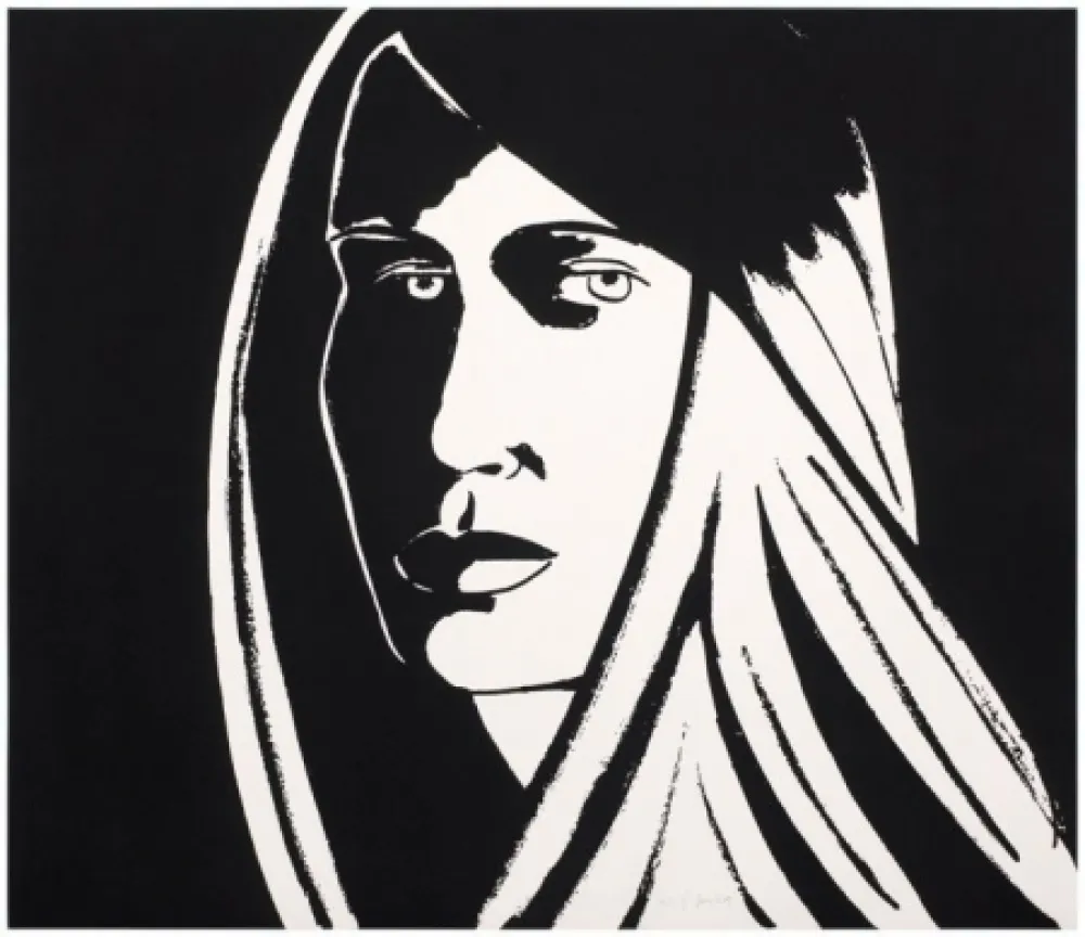 Aguafuerte Katz - Elizabeth II