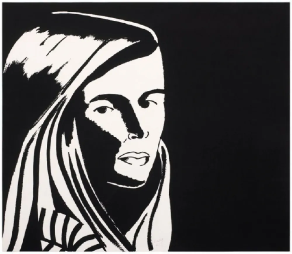 Aguafuerte Katz - Elizabeth III