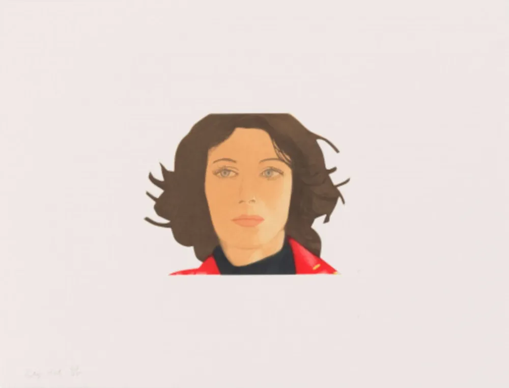 Aguatinta Katz - Face of the Poet 1