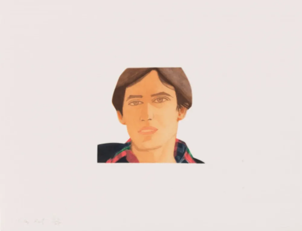 Aguatinta Katz - Face of the Poet 2