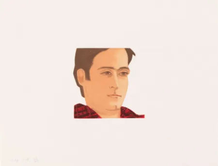 Aguatinta Katz - Face of the Poet 3