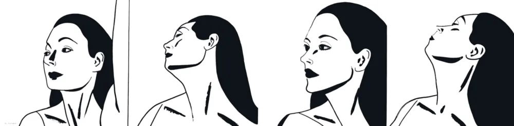 Aguatinta Katz - Laura x4