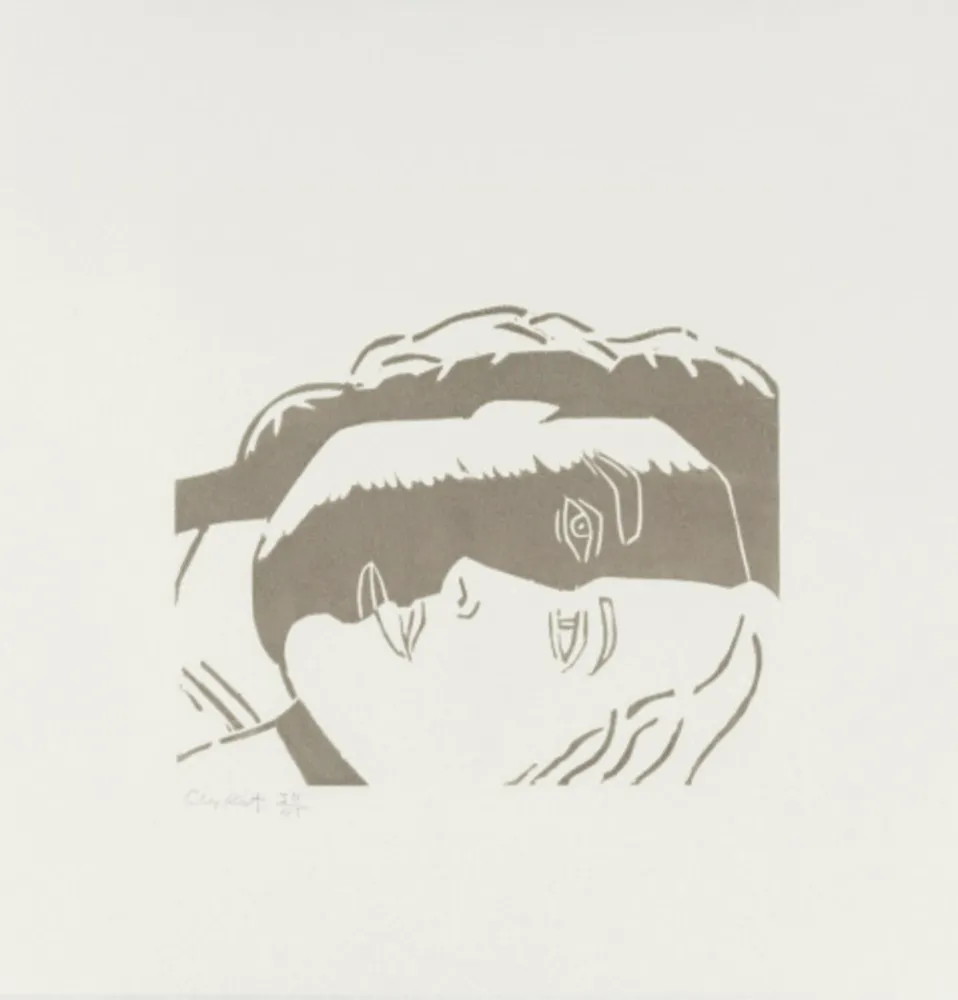 Grabado En Madera Katz - Peter and Linda (from A Tremor in the Morning)