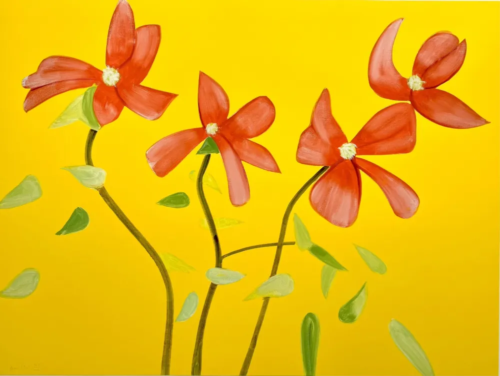 Serigrafía Katz - Red Dogwood 1