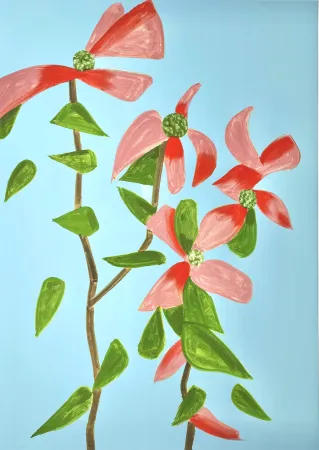 Serigrafía Katz - Red Dogwood 2
