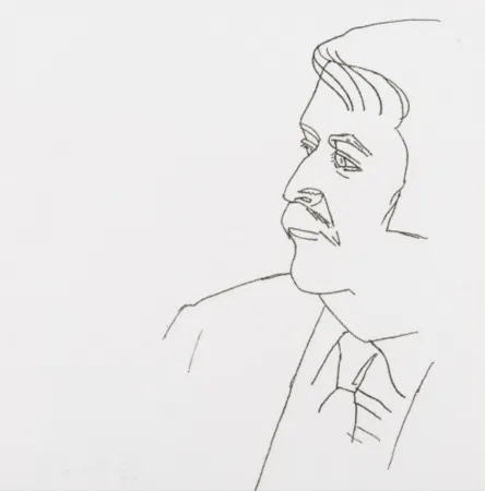 Grabado Katz - Seated Man