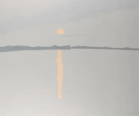 Serigrafía Katz - Sunset, Lake Wesserunsett I