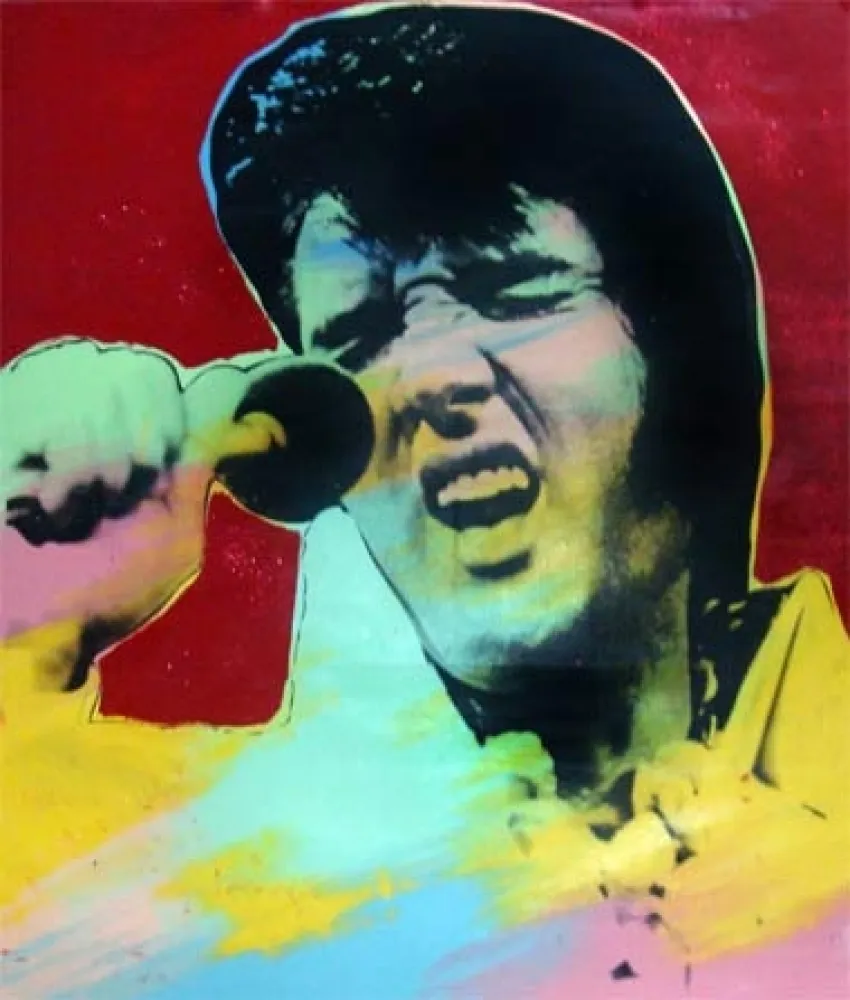 Serigrafía Kaufman - Elvis II