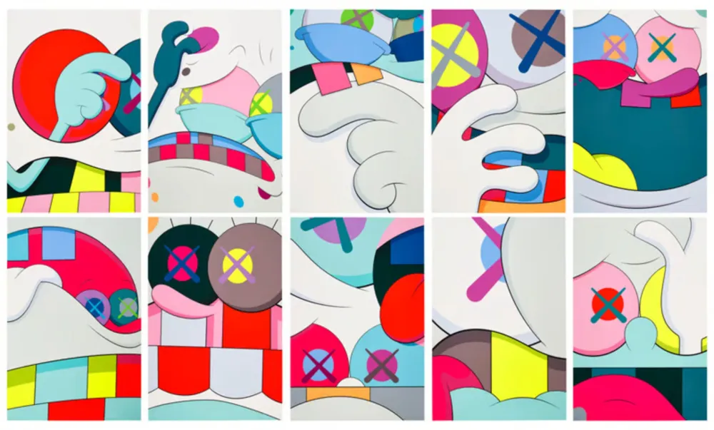 Serigrafía Kaws - Blame Game