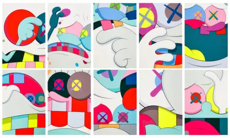 Serigrafía Kaws - Blame Game