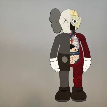 Serigrafía Kaws - Dissected Companion (Brown)