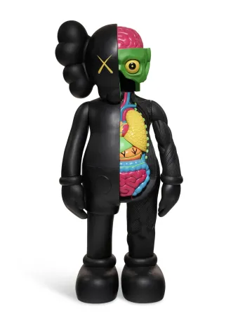 Múltiple Kaws - Four Foot Companion - black dissected
