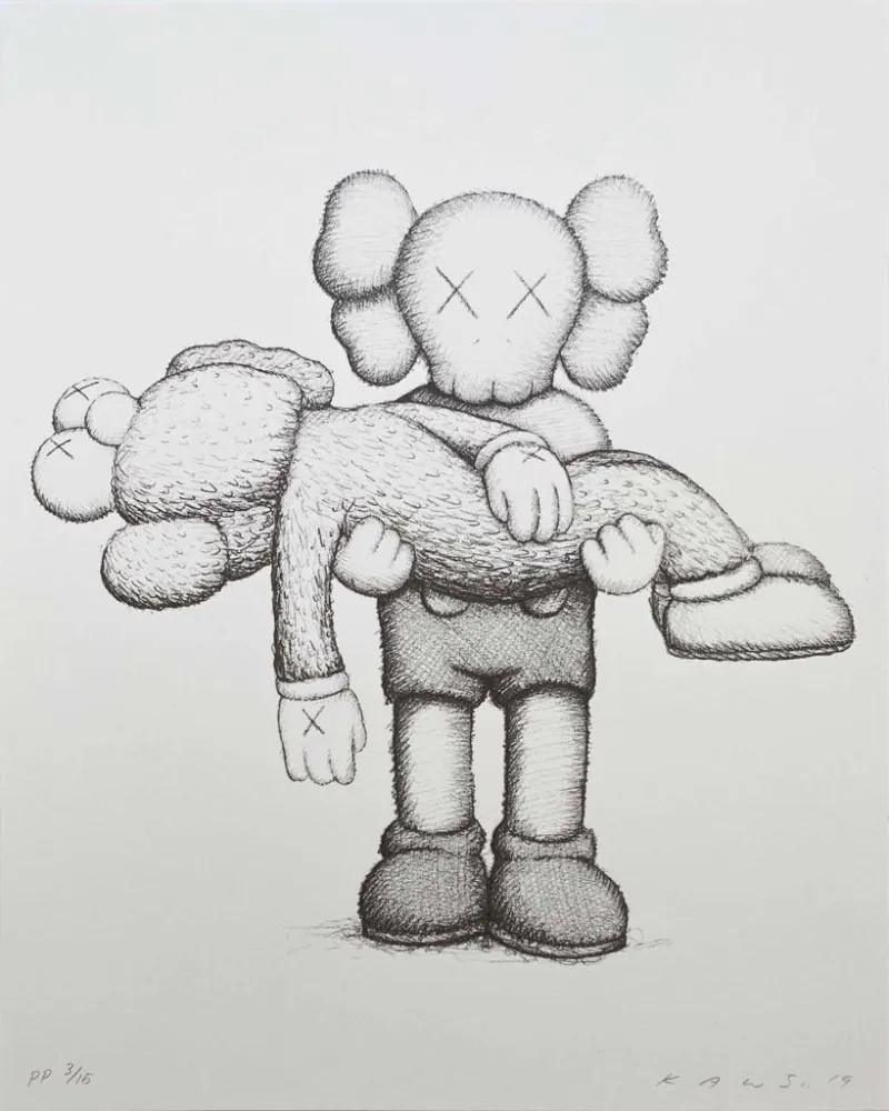 Serigrafía Kaws - Gone