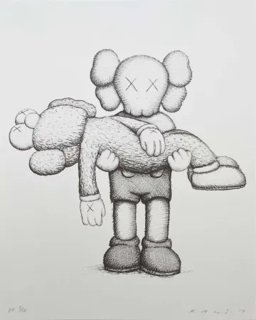 Serigrafía Kaws - Gone