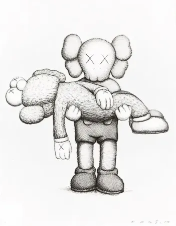 Serigrafía Kaws - Gone