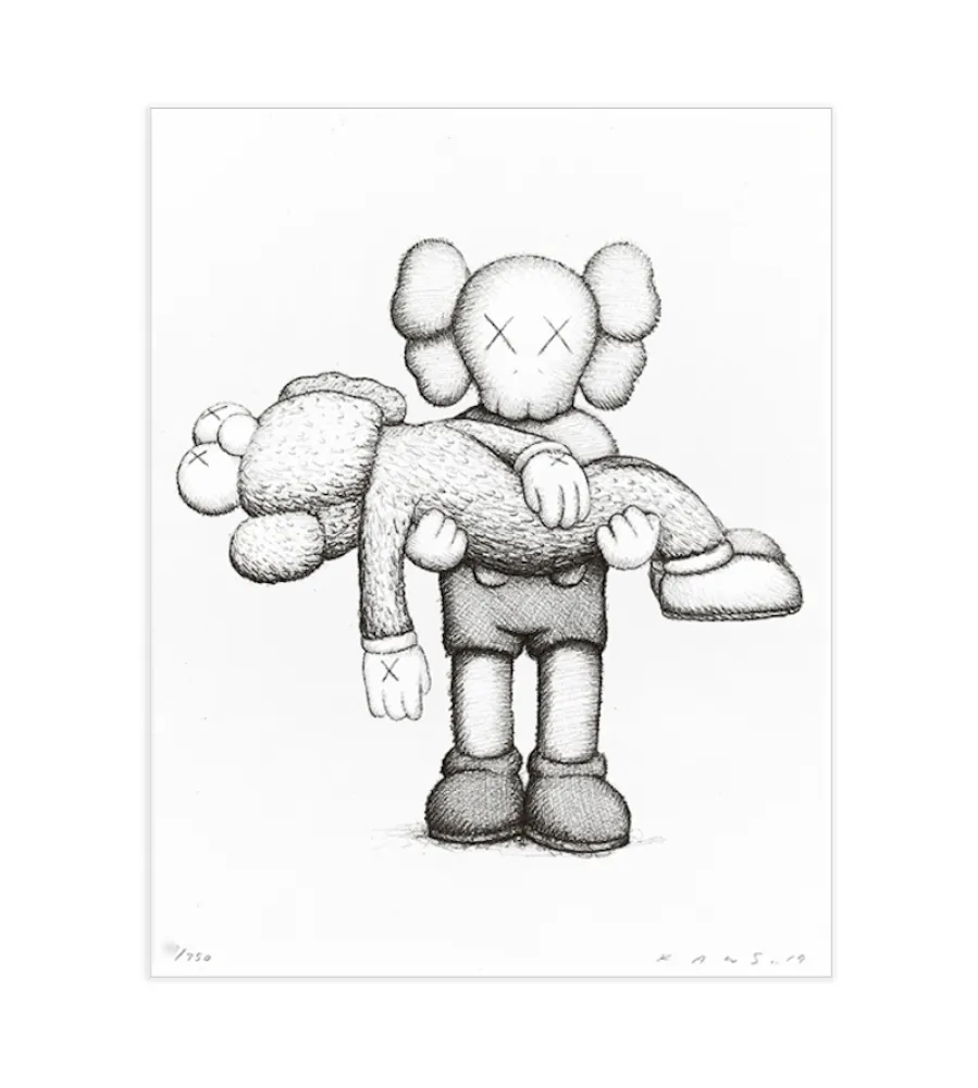 Serigrafía Kaws - Gone
