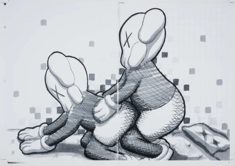 Serigrafía Kaws - I Like Printing