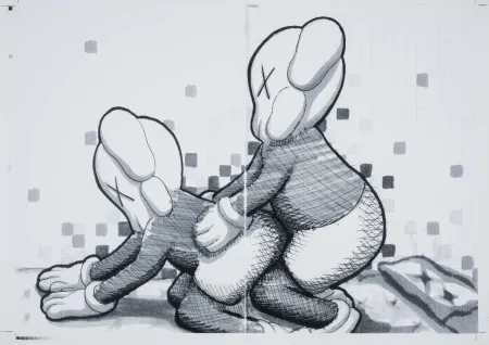 Serigrafía Kaws - I Like Printing