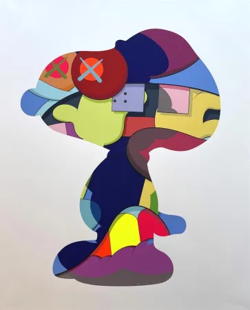 Serigrafía Kaws - No One's Home