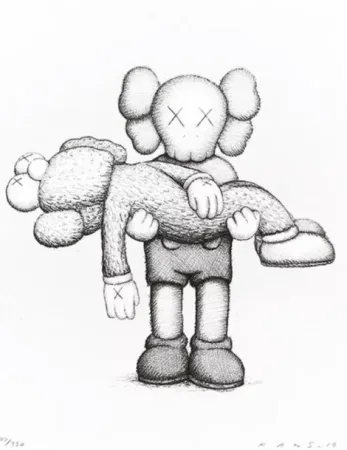 Litografía Kaws - Nov Gone 
