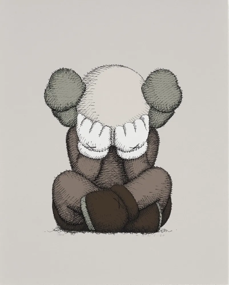 Litografía Kaws - Separated