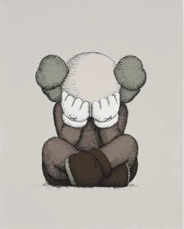 Litografía Kaws - Separated