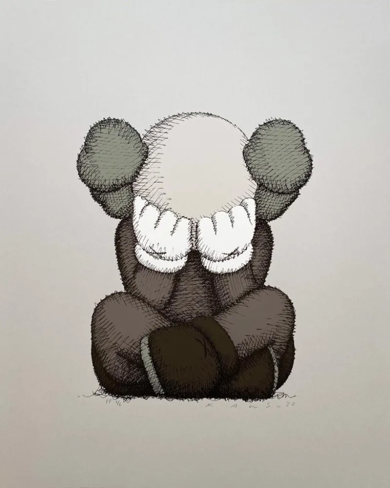 Serigrafía Kaws - Separated