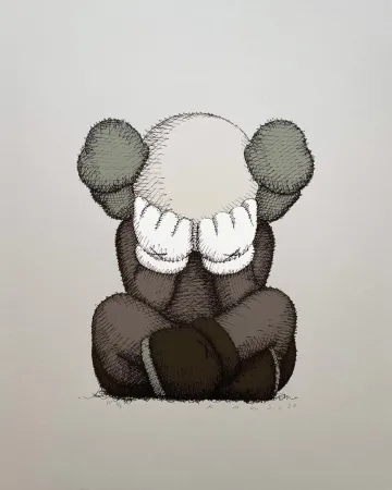 Serigrafía Kaws - Separated