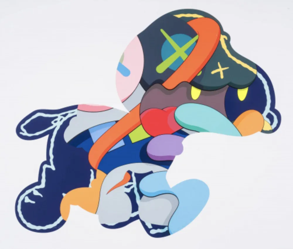 Serigrafía Kaws - Stay Steady