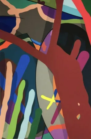 Serigrafía Kaws - Tension 4