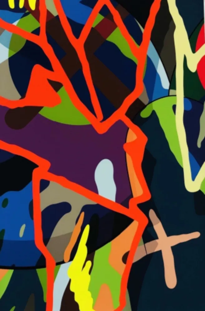 Serigrafía Kaws - Tension No. 3