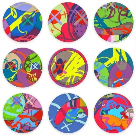 Serigrafía Kaws - The News