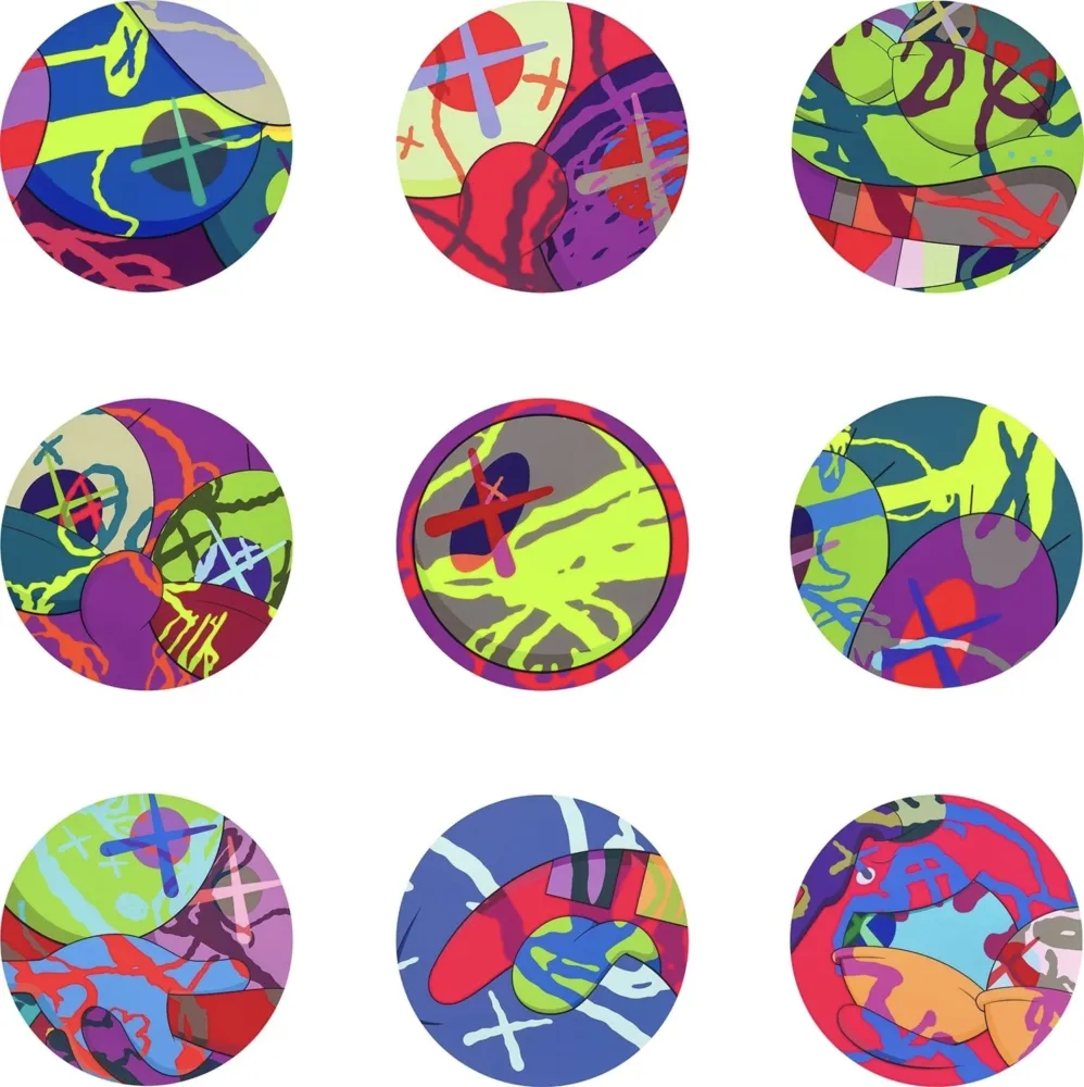 Múltiple Kaws - The News (portfolio of 9 prints)