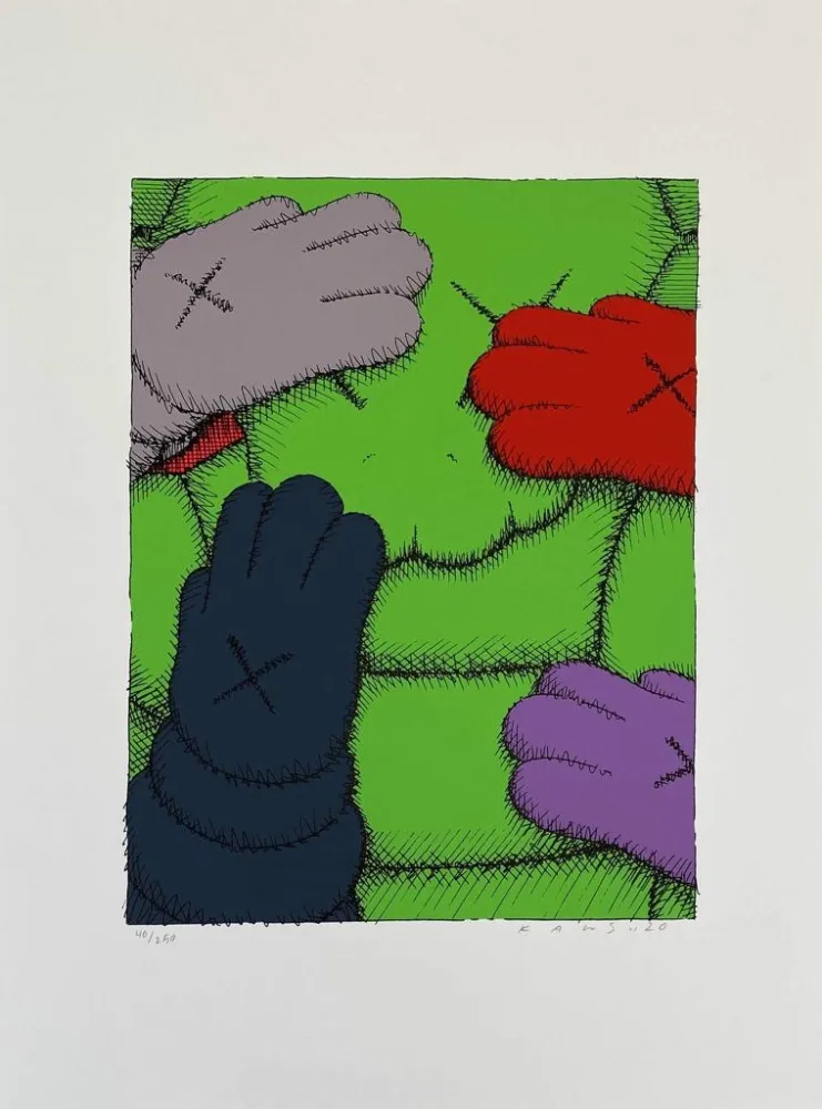 Serigrafía Kaws - Urge (1)