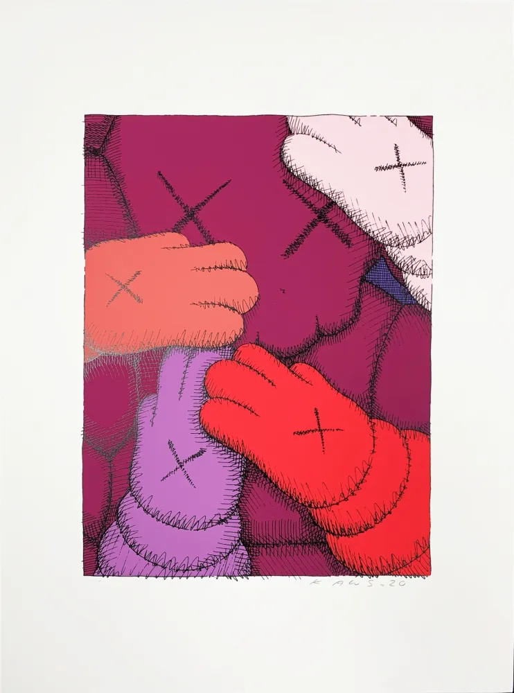 Serigrafía Kaws - Urge (2)