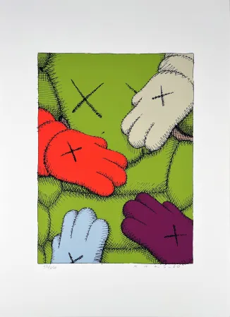 Serigrafía Kaws - Urge 9