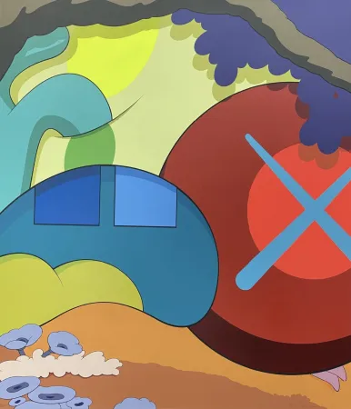 Serigrafía Kaws - You Should Know I Know