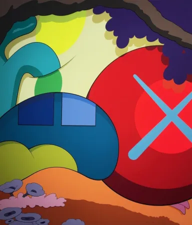 Serigrafía Kaws - You Should Know I Know