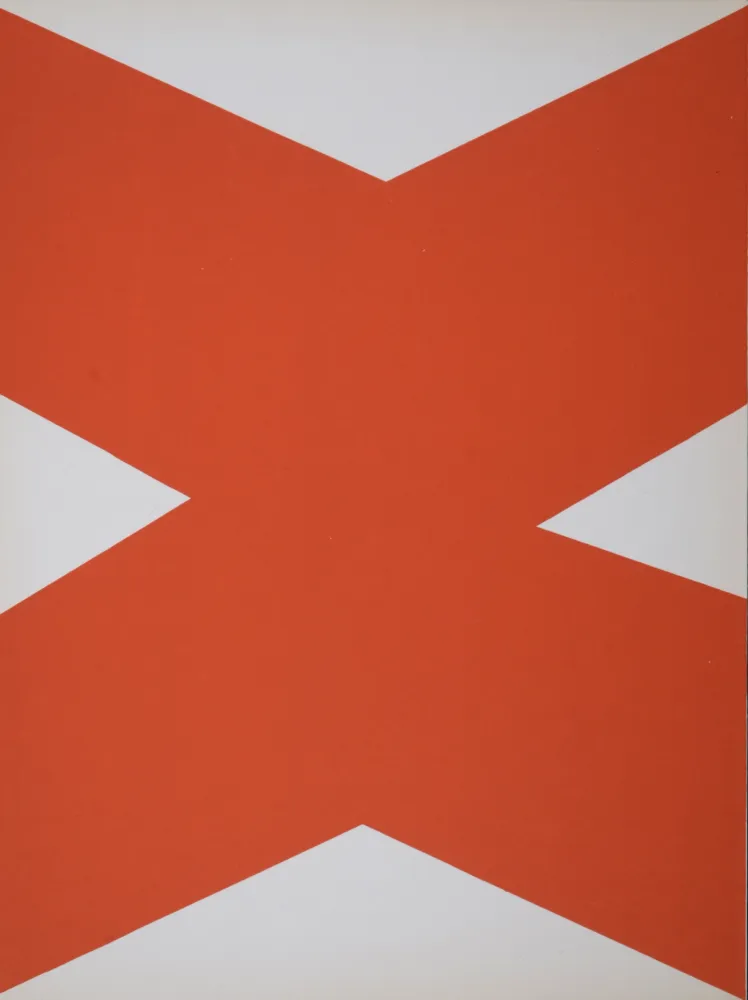 Litografía Kelly - Abstract Composition (E), 1958