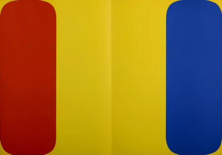 Litografía Kelly - Abstract Composition (H), 1964