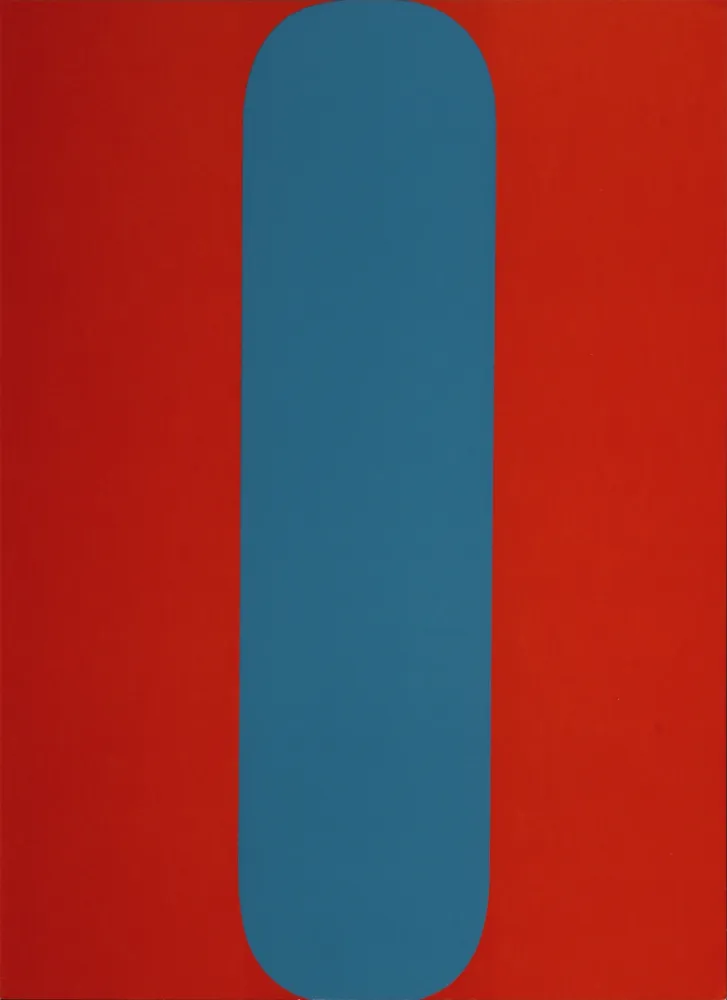 Litografía Kelly - Abstract Composition (K), 1964