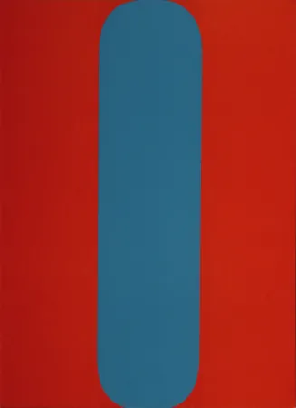 Litografía Kelly - Abstract Composition (K), 1964