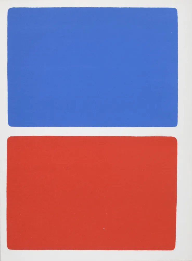 Litografía Kelly - Composition, 1966