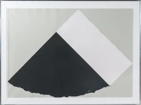 Serigrafía Kelly - Dark Gray and White