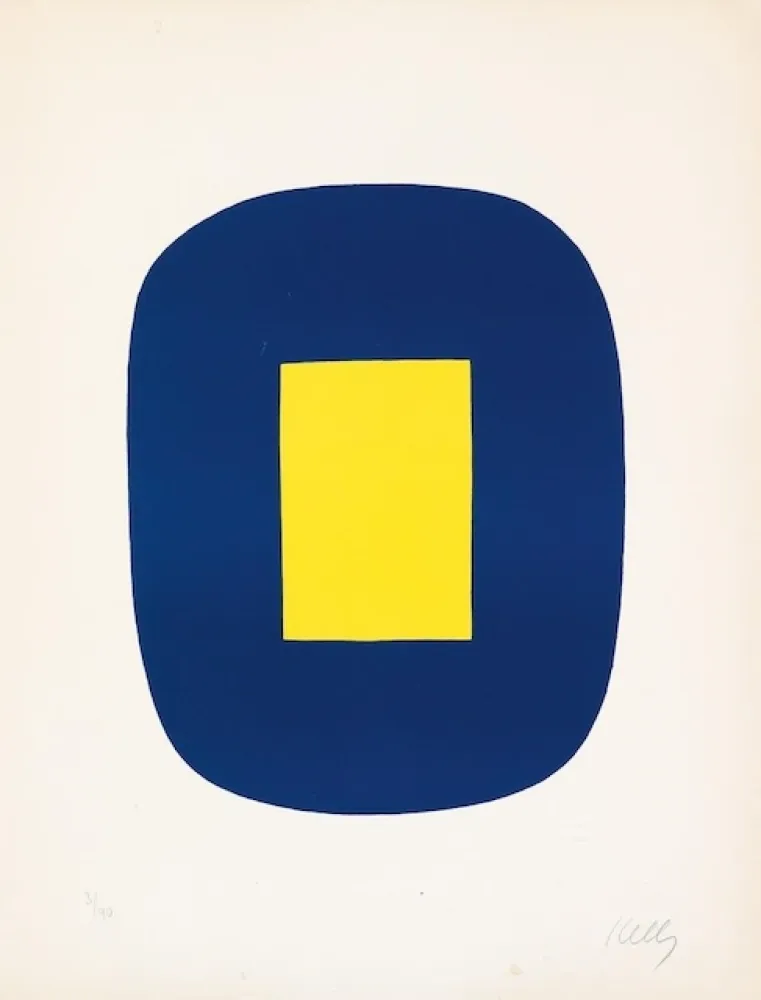 Litografía Kelly - Untitled