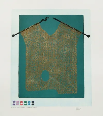 Aguafuerte Y Aguatinta Kern - Bonjour Max Ernst