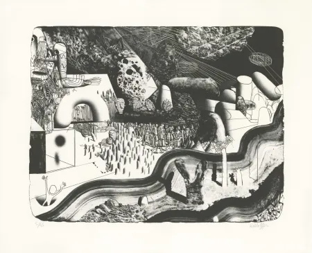 Litografía Killoffer - Première Pierre