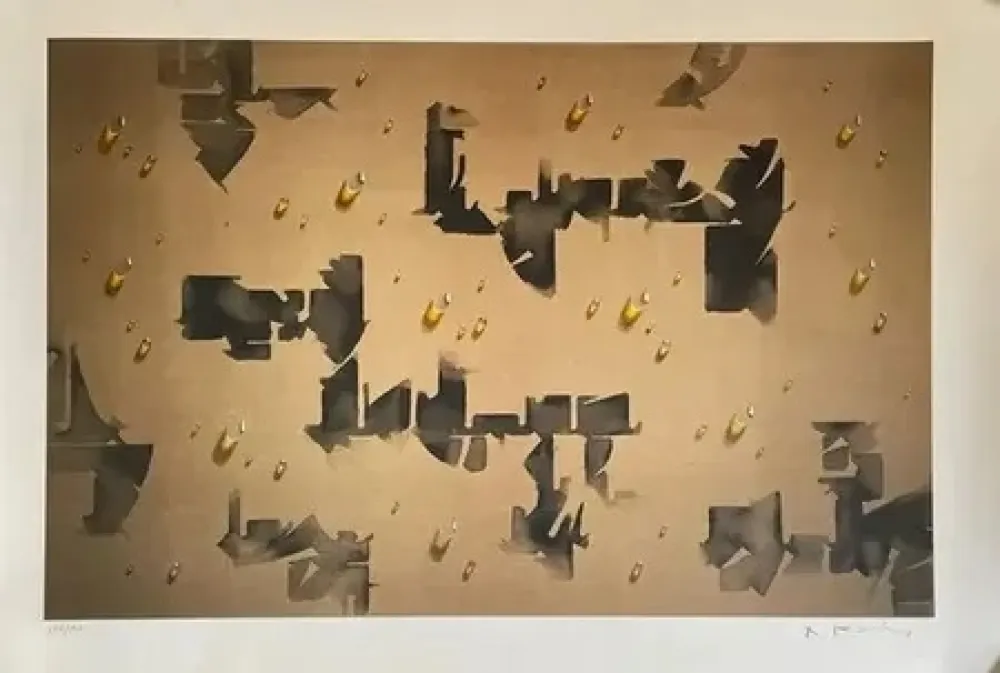 Litografía Kim - Gouttes  circa 2008