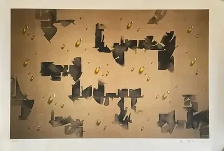 Litografía Kim - Gouttes  circa 2008